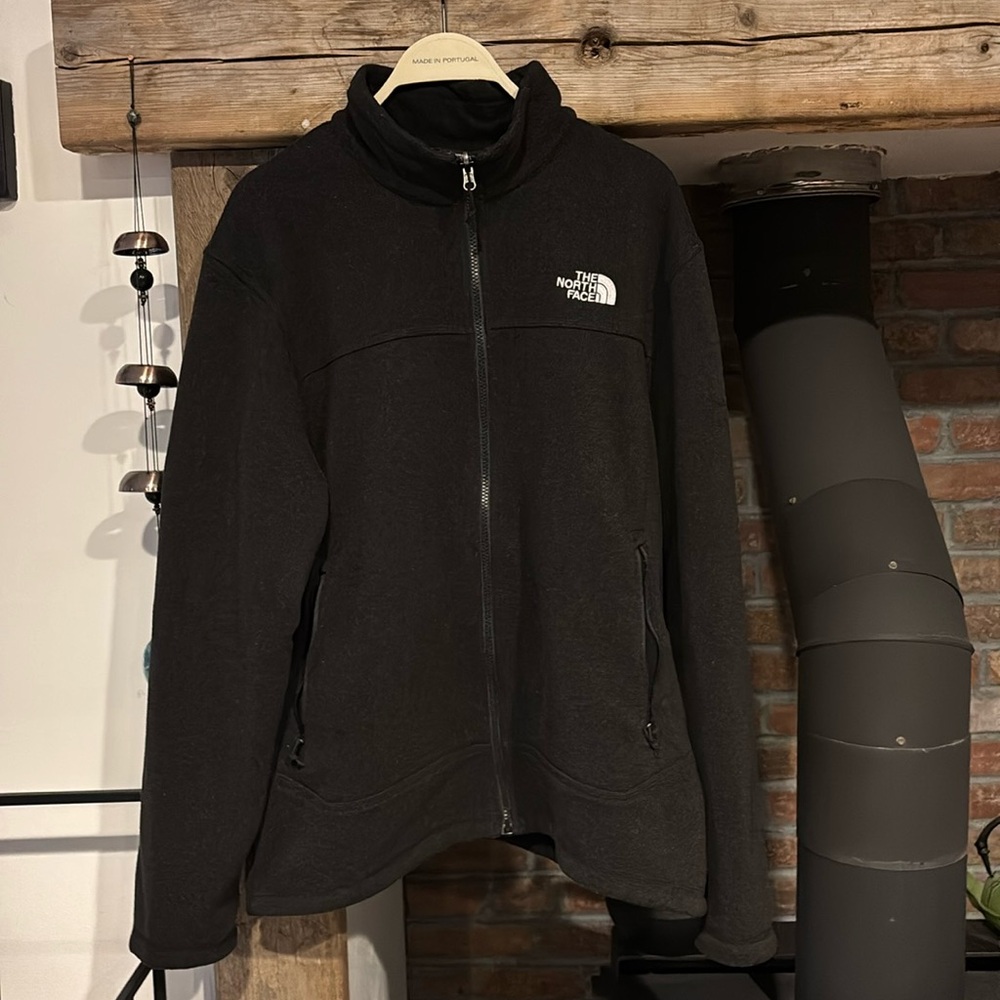 The North Face MEN'S 100 GLACIER FULL ZIP JACKET size L perfect condition. Blk